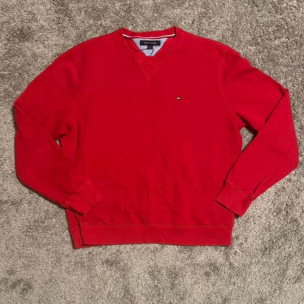 Tommy-hilfiger Men's Red Sweatshirt